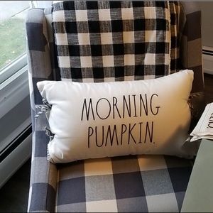Rae Dunn Good Morning Pumpkin pillow